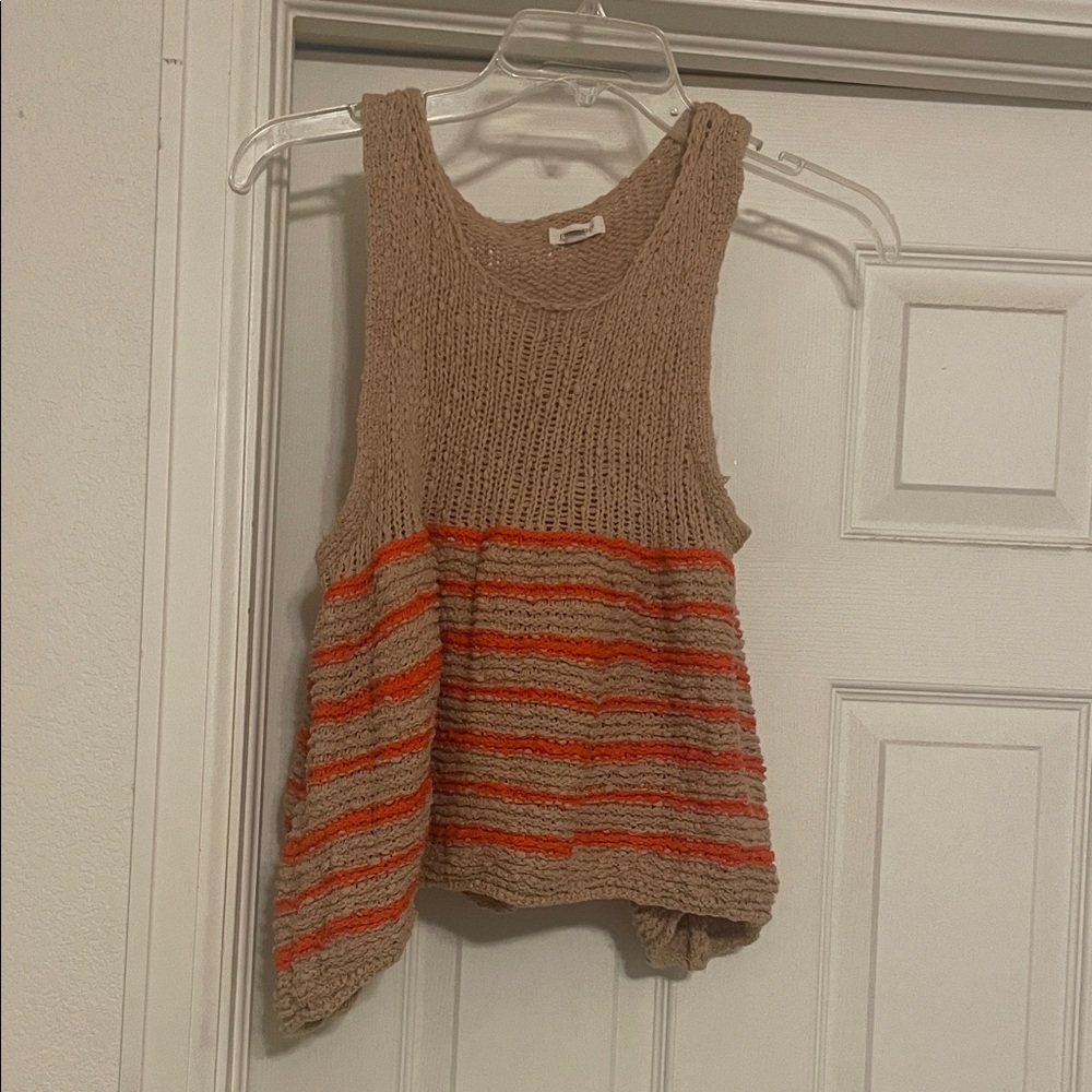 Pilcro linen tank sweater